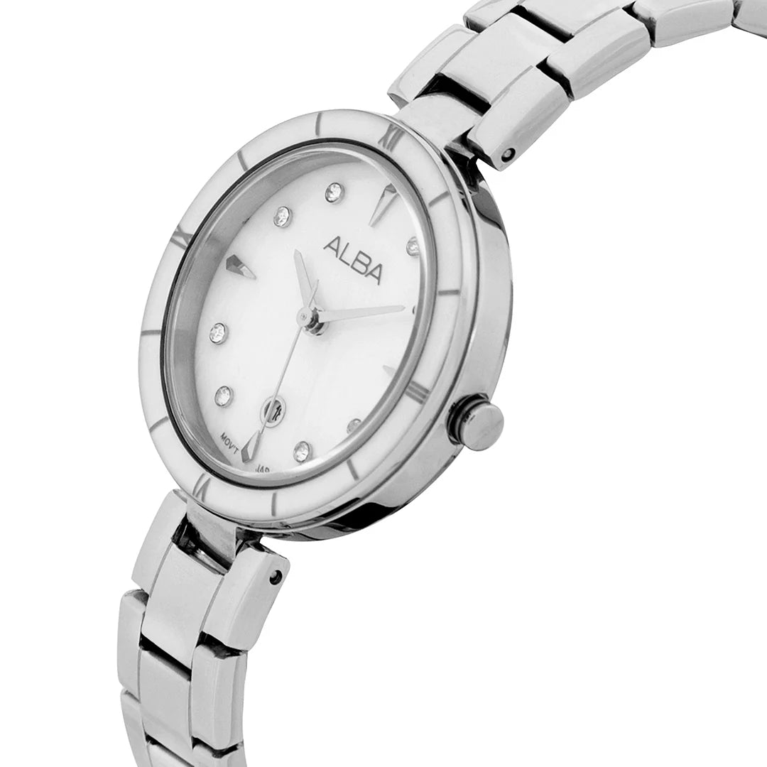 ALBA White Mother Of Pearl Ladies Watch - AH7AX3X1