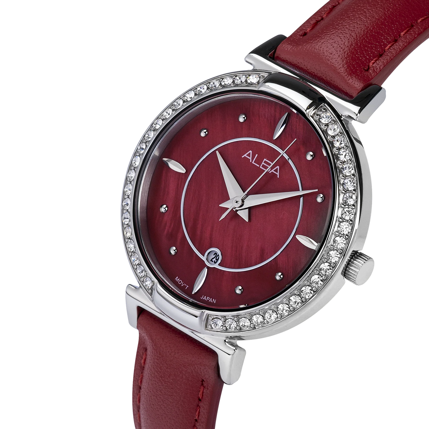 ALBA Red MOP dial Ladies Watch - AH7BG1X1