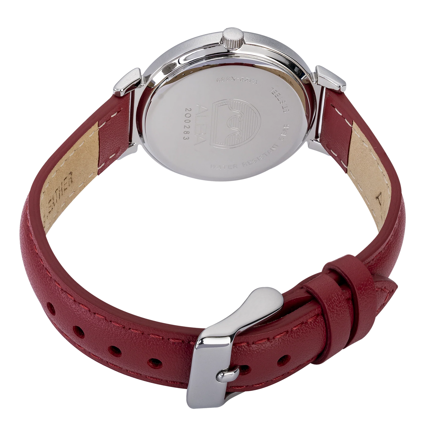 ALBA Red MOP dial Ladies Watch - AH7BG1X1