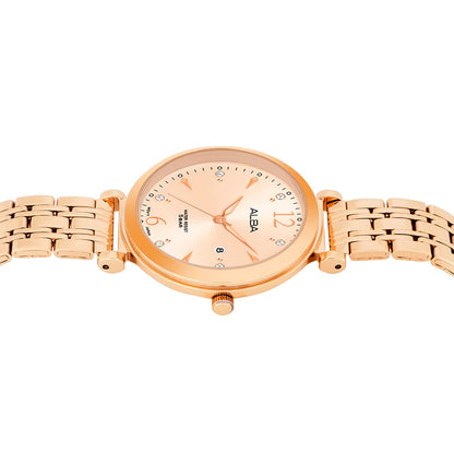 ALBA Metallic Rose Ladies Watch - AH7BV6X1