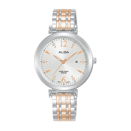 ALBA Pearl White Ladies Watch - AH7BV9X1