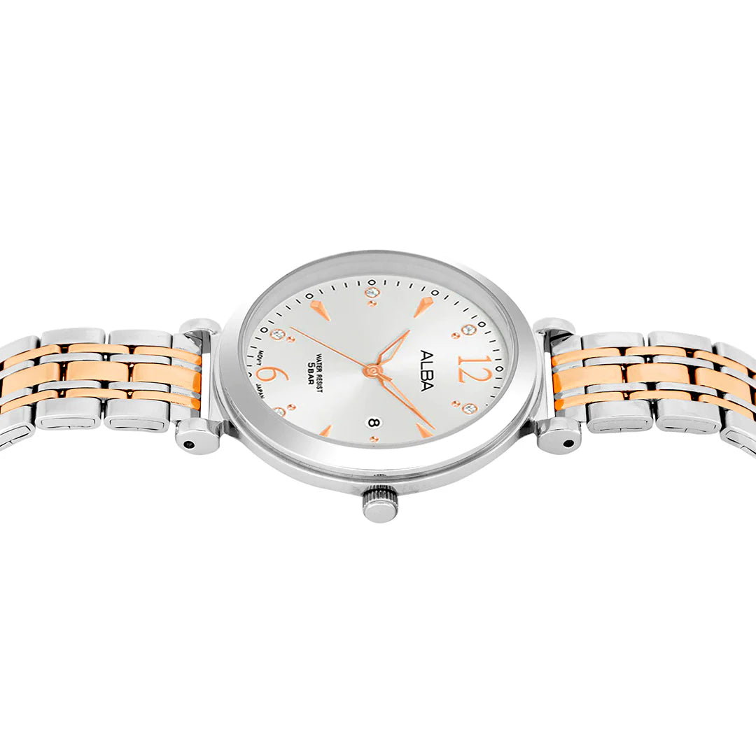 ALBA Pearl White Ladies Watch - AH7BV9X1