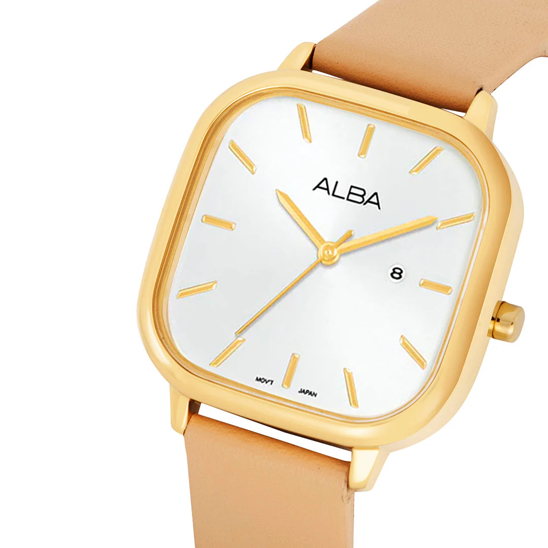 ALBA Moonstone White Ladies Watch - AH7BZ6X1