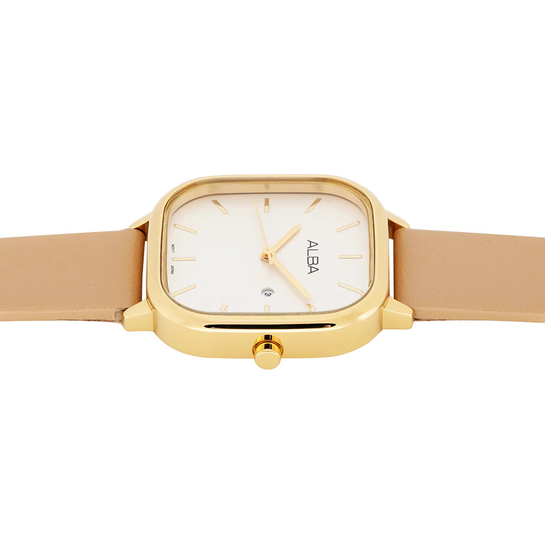 ALBA Moonstone White Ladies Watch - AH7BZ6X1