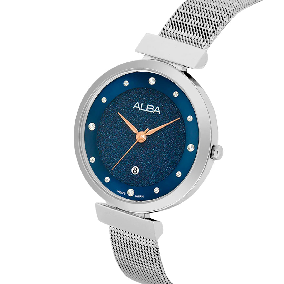 ALBA Blue Shimmer Ladies Watch AH7CA3X1