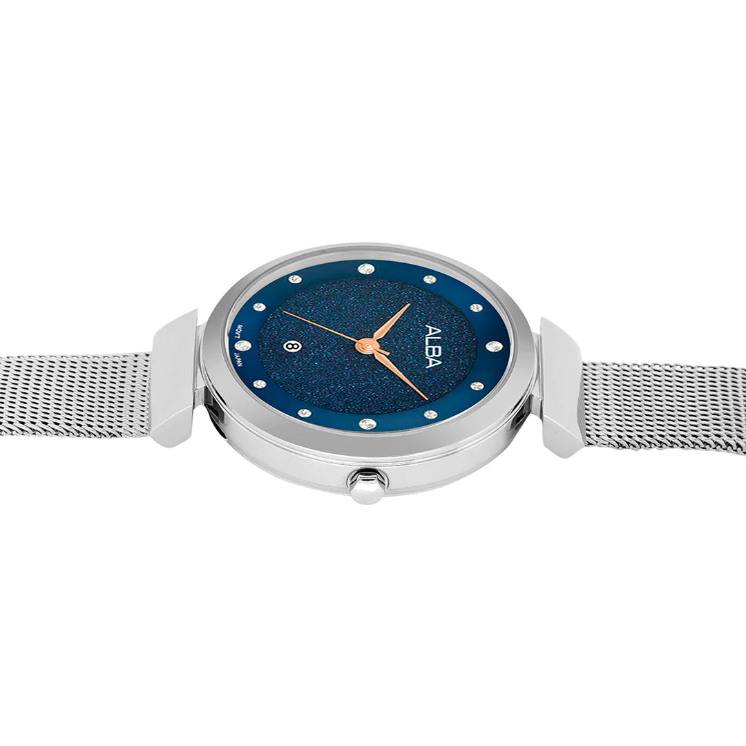ALBA Blue Shimmer Ladies Watch AH7CA3X1