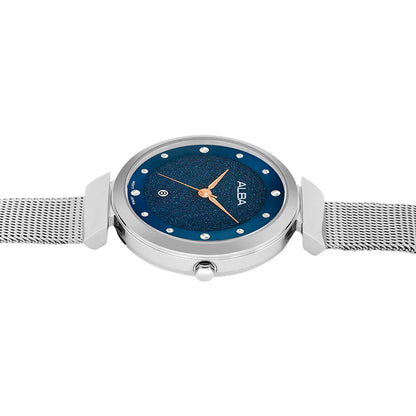 ALBA Blue Shimmer Ladies Watch AH7CA3X1