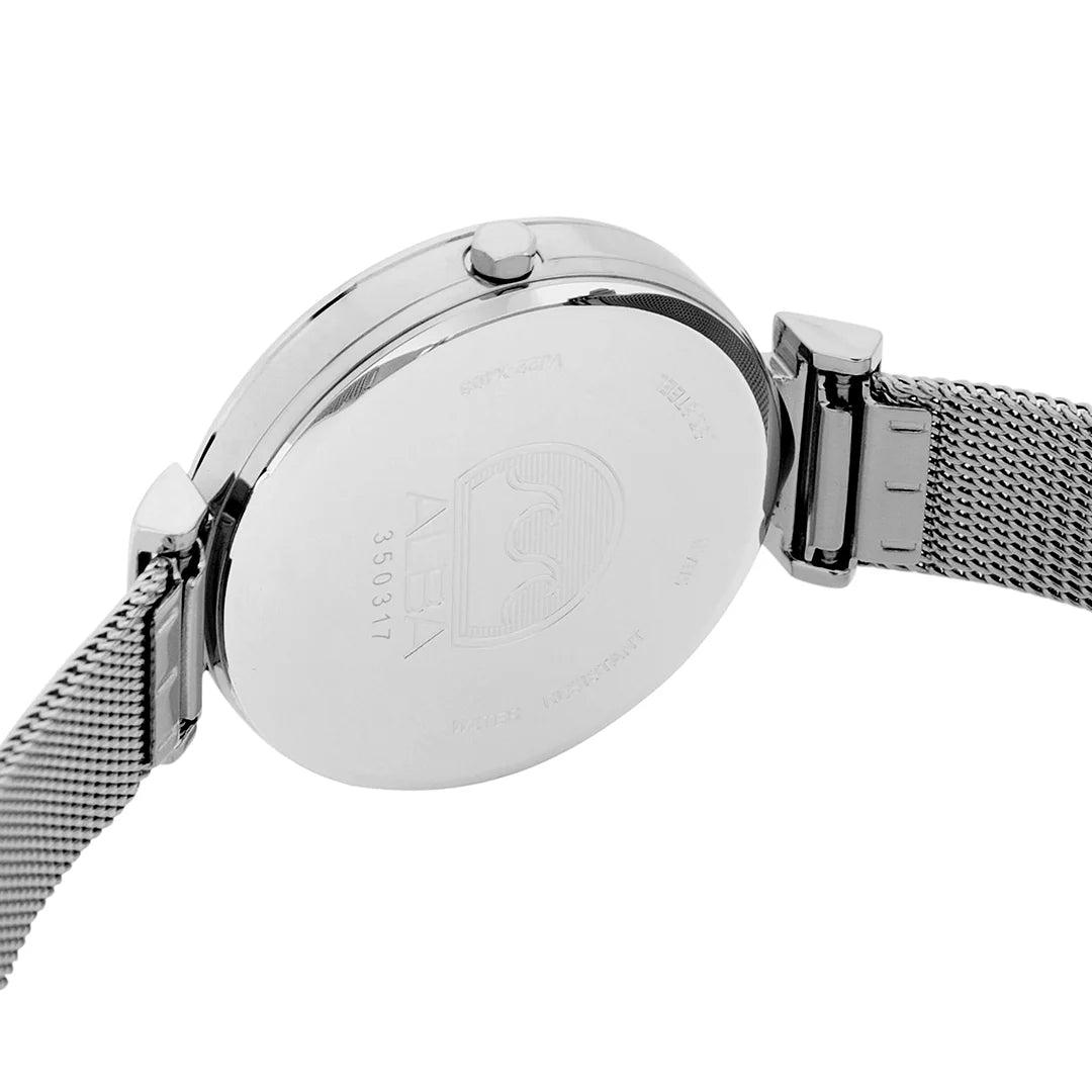 ALBA Silver Shimmer Dial With Silver Strap Ladies Watch AH7CG9X1