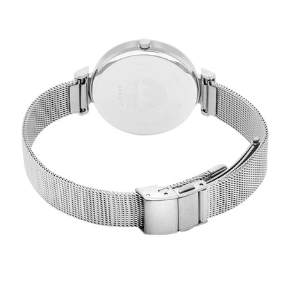 ALBA Silver Shimmer Dial With Silver Strap Ladies Watch AH7CG9X1