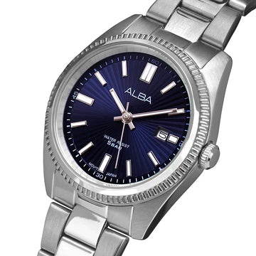 ALBA Midnight Blue Patterned  Ladies Watch AH7CL1X1