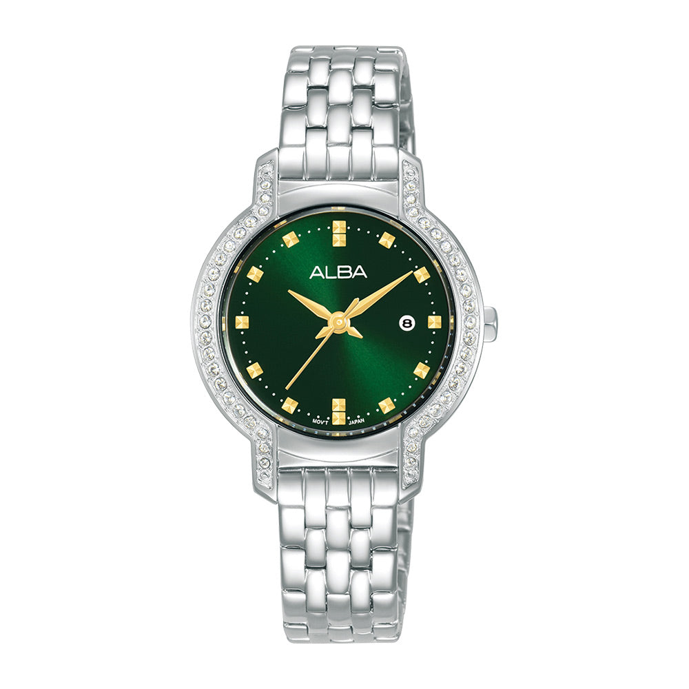 ALBA Fashion Green dial Analog Quartz Women's Watch AH7CM7X1