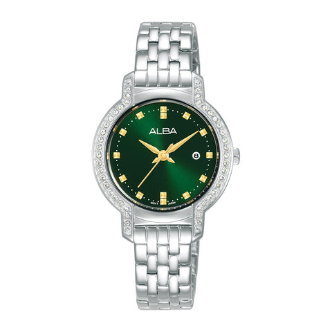 ALBA Fashion Green dial Analog Quartz Women's Watch AH7CM7X1 - Buy Now at Sai Creations Watches