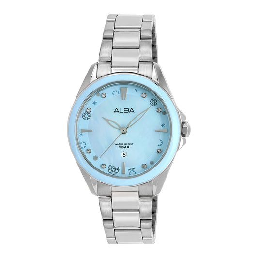 ALBA Skyfall Blue Mother of Pearl Dial Women's Watch AH7DV9X1