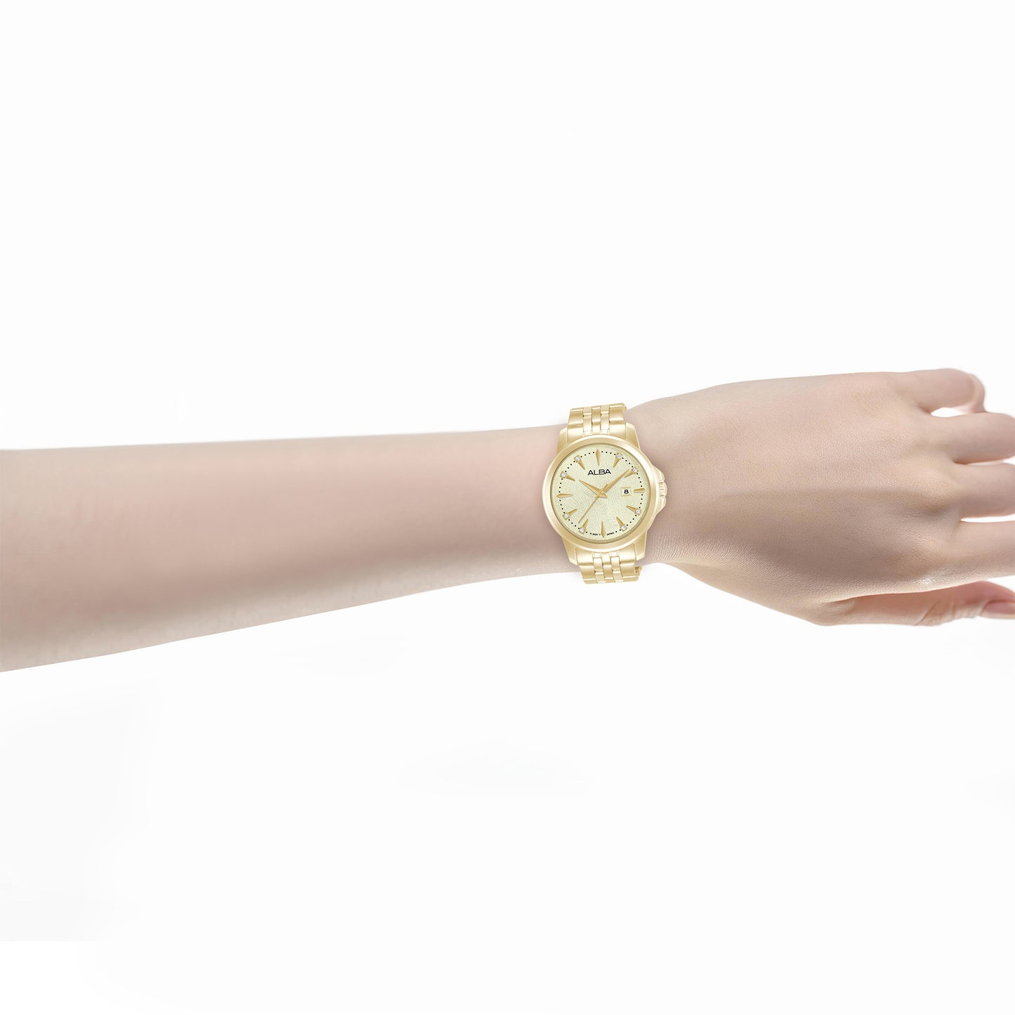 ALBA 32mm Full Body Gold Watch Women's Watch AH7EX4X1