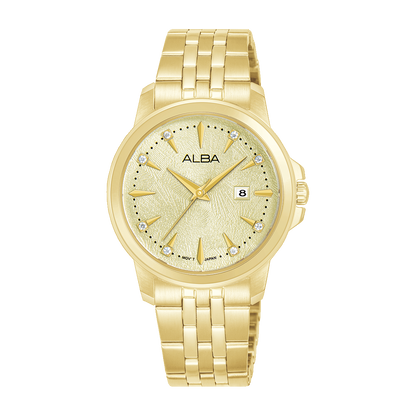 ALBA 32mm Full Body Gold Watch Women's Watch AH7EX4X1