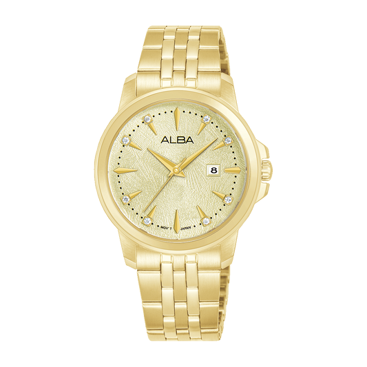 ALBA 32mm Full Body Gold Watch Women's Watch AH7EX4X1