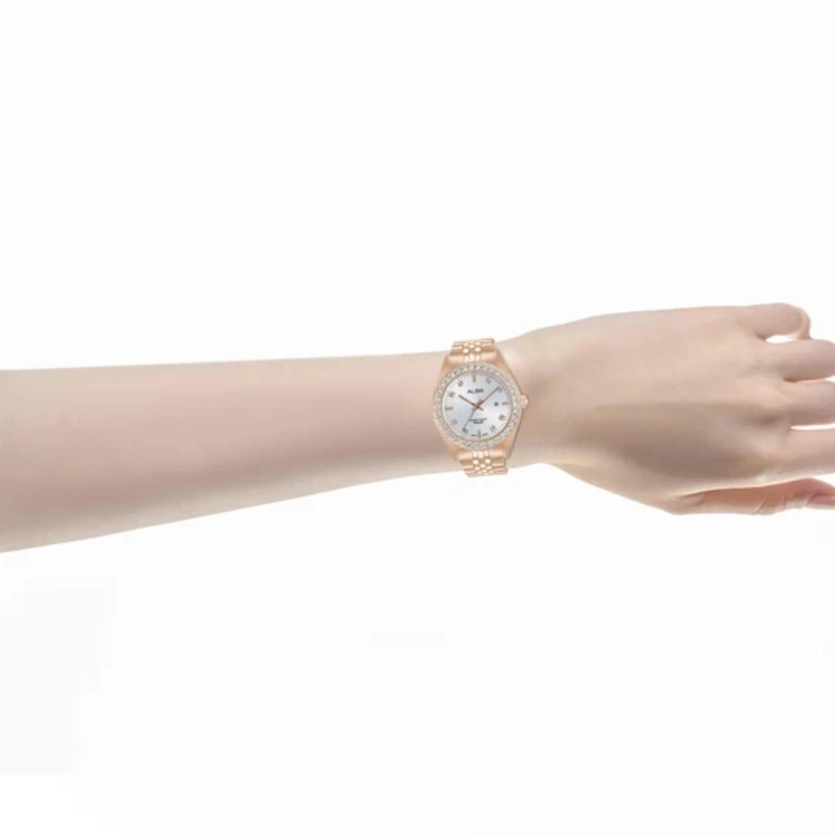ALBA Prestige Quartz Silver Dial Analog Women's Watch AH7FD2X1