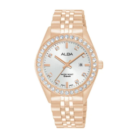 ALBA Prestige Quartz Silver Dial Analog Women's Watch AH7FD2X1