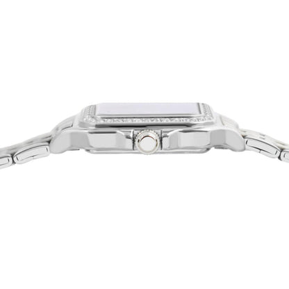 ALBA Crystal Square Light Blue Dial Analog Women's Watch AH7FF1X1