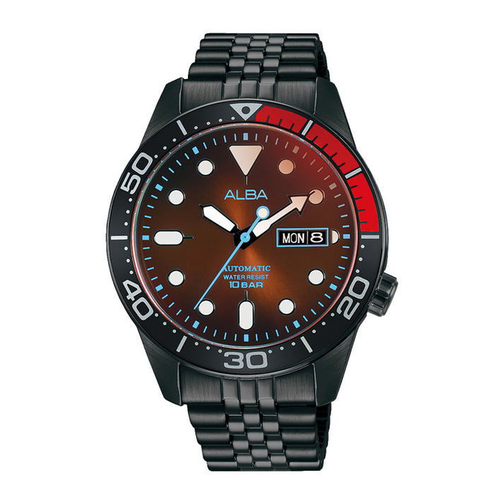 ALBA Mechanical Multi Color Gradation Dial Automatic Men's Watch - AL4 ...
