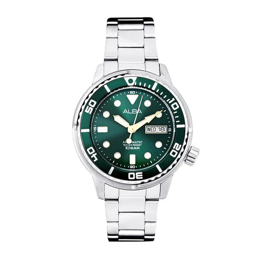 ALBA Mechanical Emerald Green Dial Automatic Men's Watch - AL4243X1