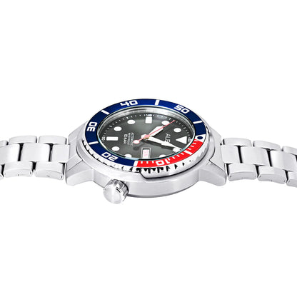 ALBA Blue-Red Rotating Bezel Automatic Men's Watch - AL4247X1