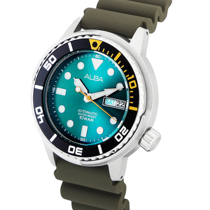 ALBA Mechanical Aqua Green Dial Automatic Men's Watch - AL4249X1