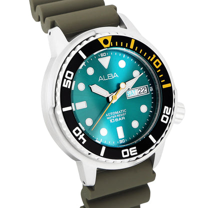 ALBA Mechanical Aqua Green Dial Automatic Men's Watch - AL4249X1