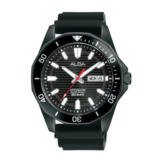 ALBA Ebony Black Dial Mechanical Men's Watch AL4463X1
