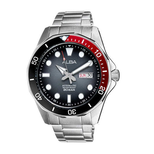 ALBA Grey-Black Gradation Dial Automatic Men's Watch AL4539X1