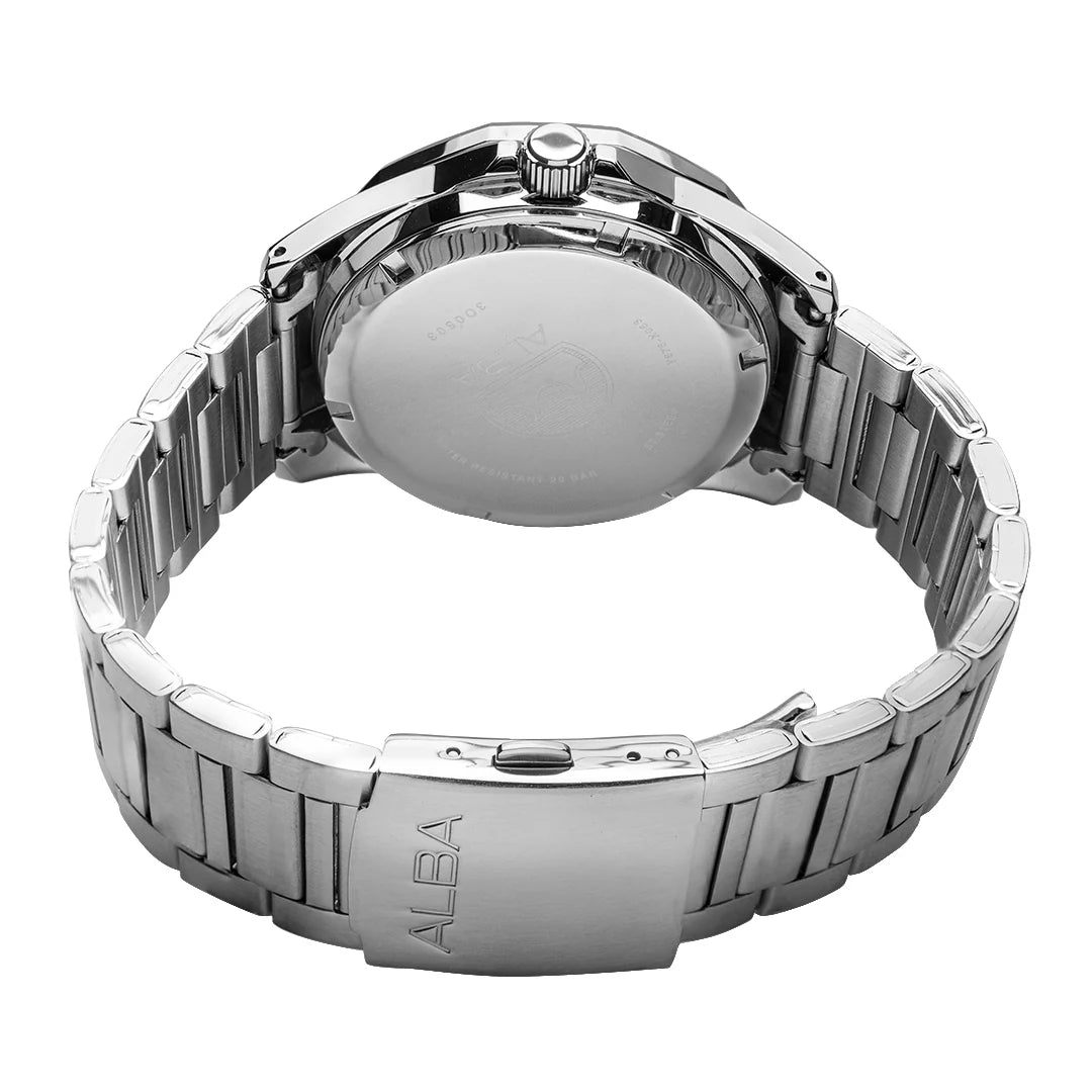 ALBA Turquoise Black Gradation Dial Automatic Men Watch AL4545X1