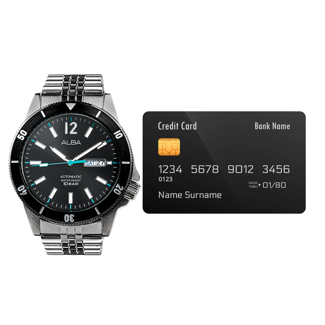ALBA Black Dial Automatic Men's Watch AL4645X1