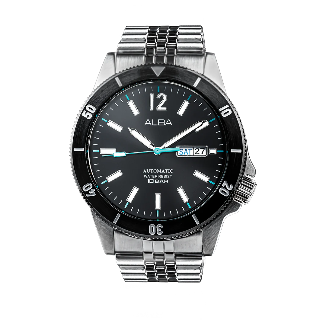 ALBA Black Dial Automatic Men's Watch AL4645X1