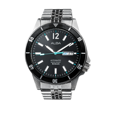 ALBA Black Dial Automatic Men's Watch AL4645X1 - Buy Now at Sai Creations Watches