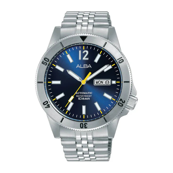 ALBA Blue+Black Radiation Dial Automatic Men's Watch AL4649X1
