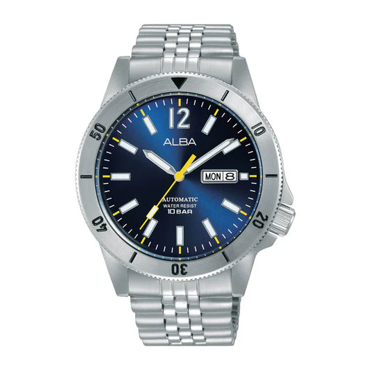 ALBA Blue+Black Radiation Dial Automatic Men's Watch AL4649X1
