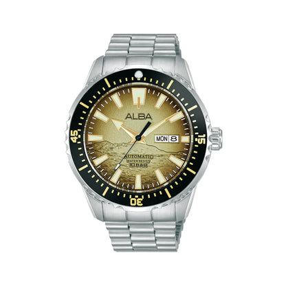 ALBA Mechanical Gold Dial Analog Automatic Men's Watch AL4733X1