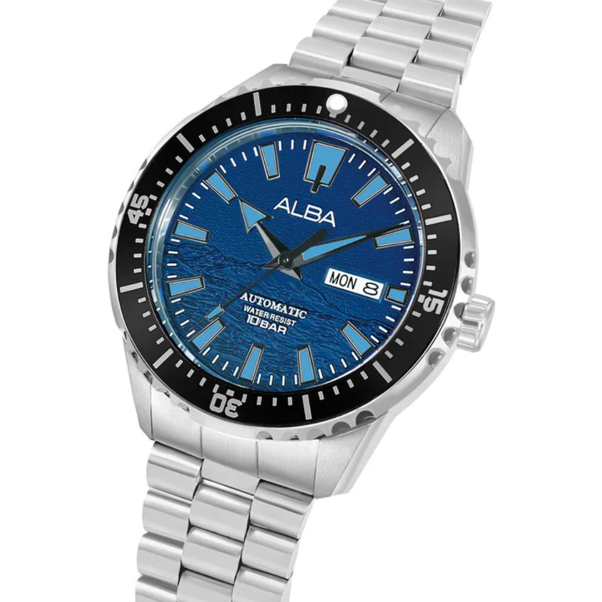 ALBA Quartz Deep Blue Surge Automatic Watch For Men AL4741X1