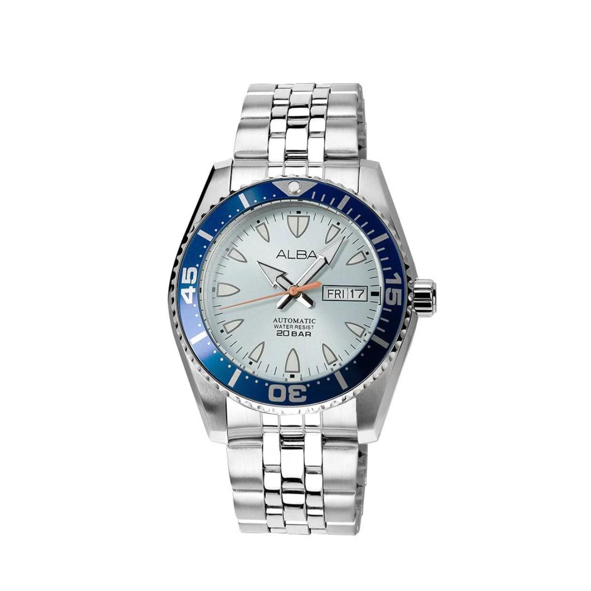 ALBA Royal Blue Bezel Dial Analog Automatic Men's Watch AL4769X1