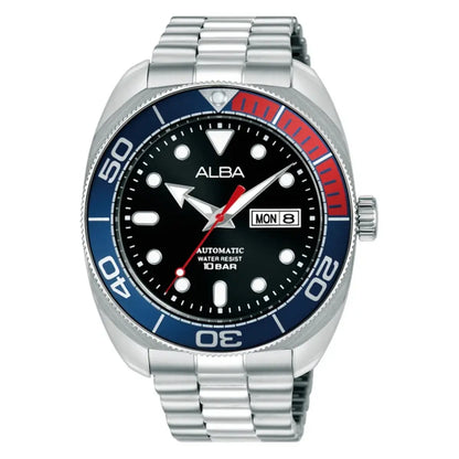 ALBA Sports Mechanical Black Dial Analog Automatic Men's Watch AL4819X1