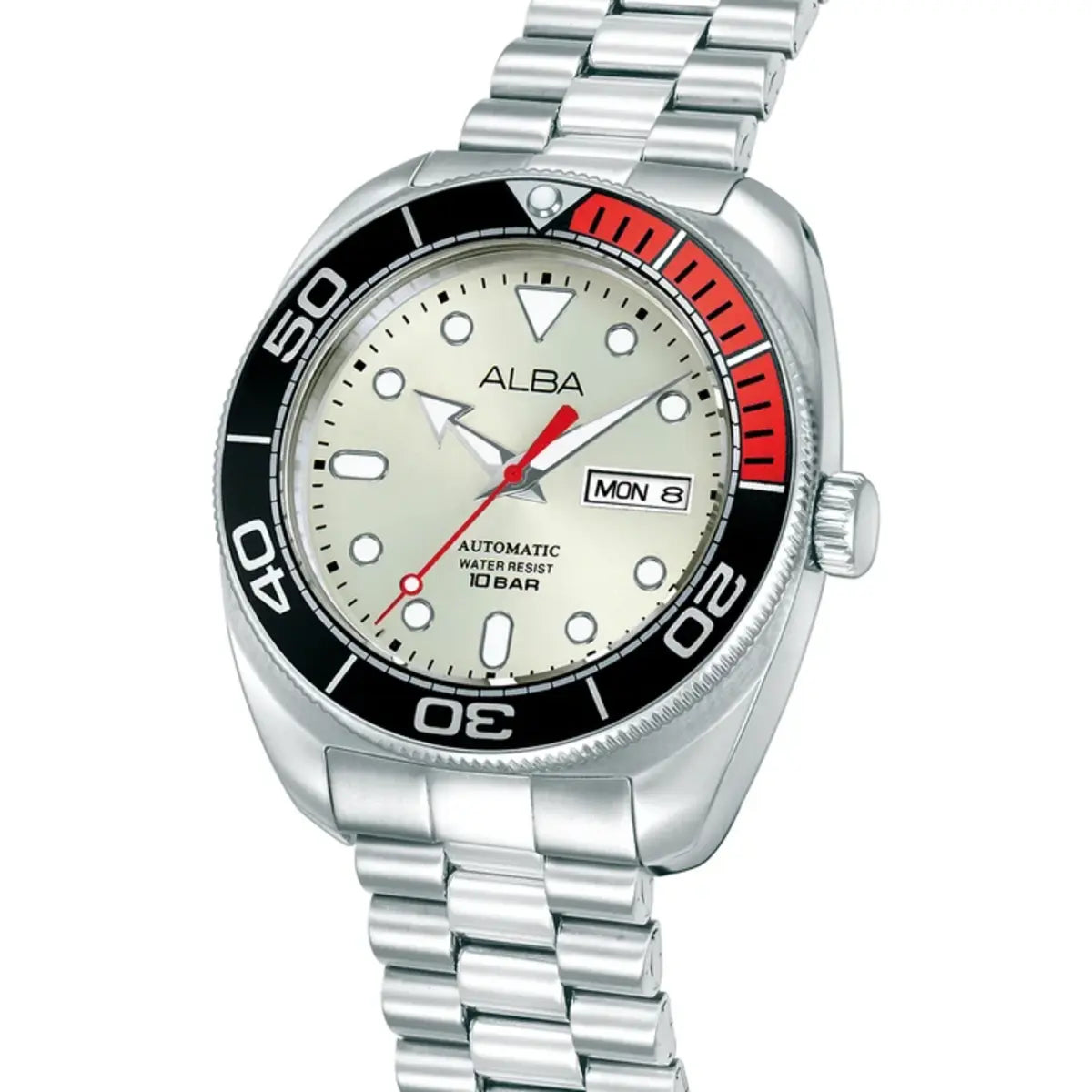 ALBA Sports Silver Dial Analog Automatic Men's Watch AL4821X1