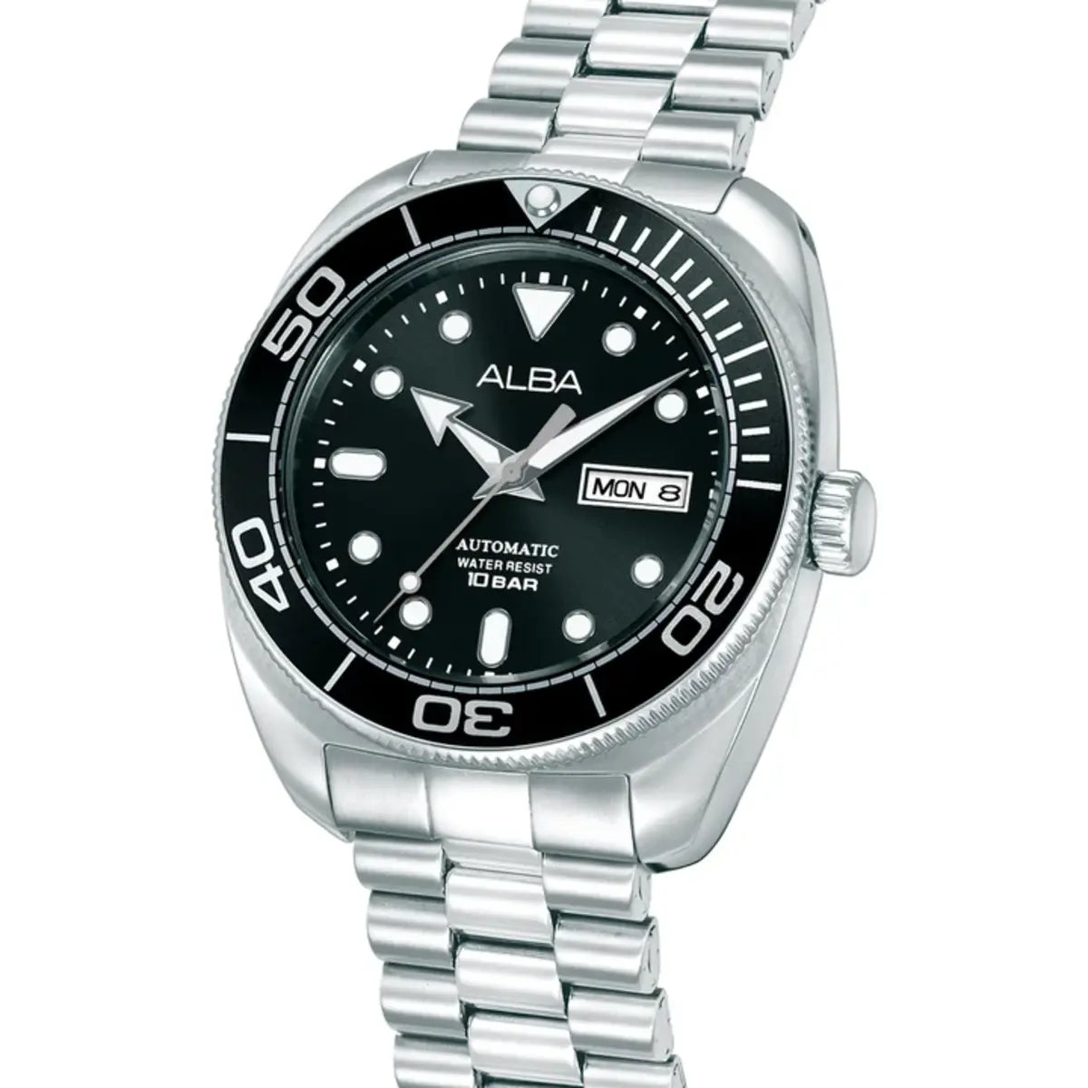 ALBA Sports Black Dial Analog Automatic Men's Watch AL4825X1