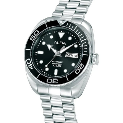 ALBA Sports Black Dial Analog Automatic Men's Watch AL4825X1