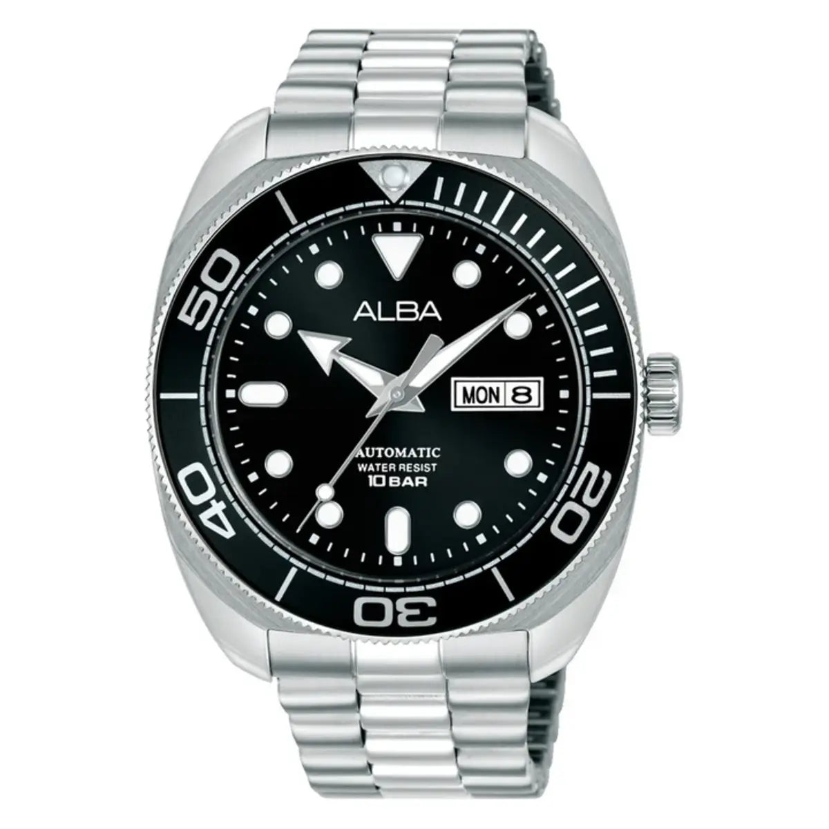 ALBA Sports Black Dial Analog Automatic Men's Watch AL4825X1
