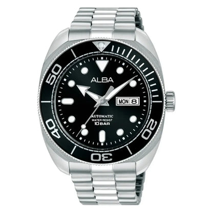 ALBA Sports Black Dial Analog Automatic Men's Watch AL4825X1
