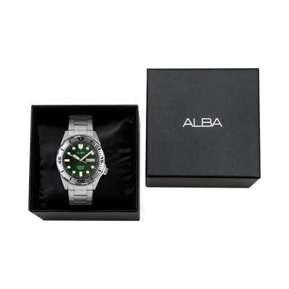 ALBA Mechanical Green Dial Automatic Men's Watch - AL4371X1