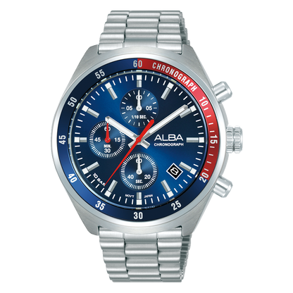 ALBA 43mm Active Quartz Chronograph Timepiece for Men AM3A37X1