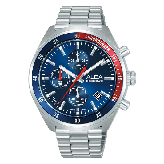 ALBA 43mm Active Quartz Chronograph Timepiece for Men AM3A37X1