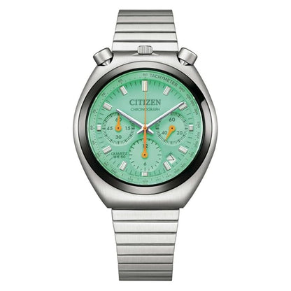 Citizen Quartz Green Dial Analog Chronograph Men's Watch AN3660-73X