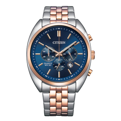 Citizen Quartz Chronograph Blue Dial Men's Watch - AN8216-50L